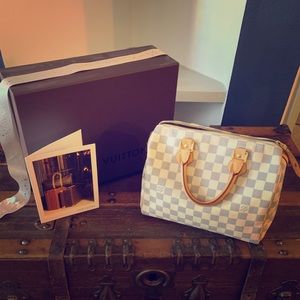 Louis Vuitton Speedy 25 Damier Azur